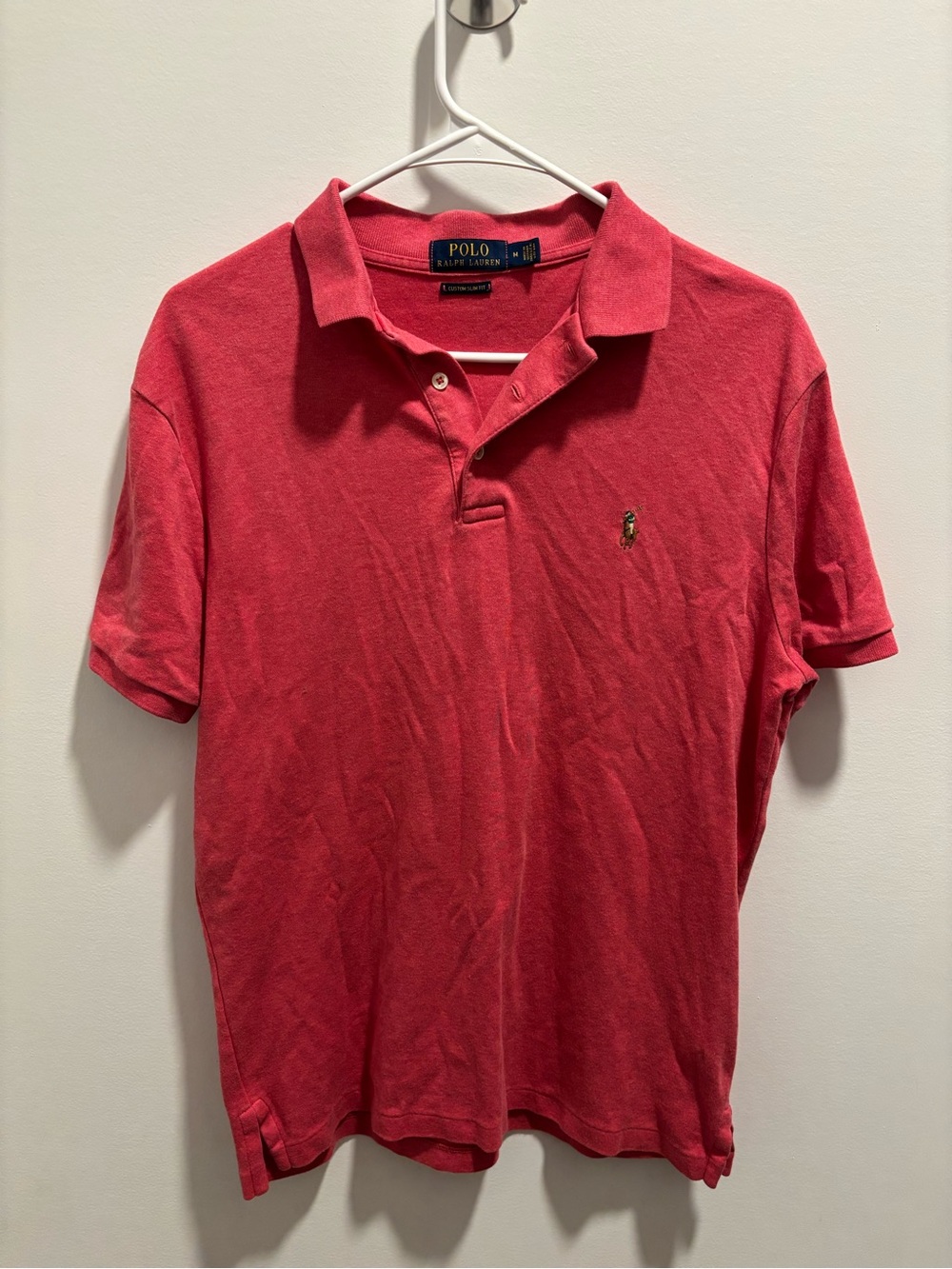 Polo by Ralph Lauren Coral-Red Short Sleeve Polo